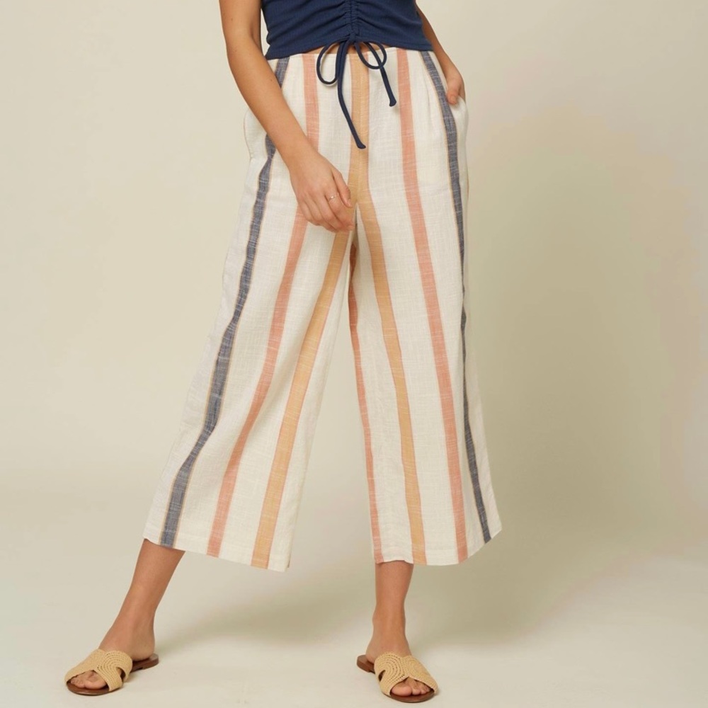 O’Neill Pastel Cropped Linen Pant